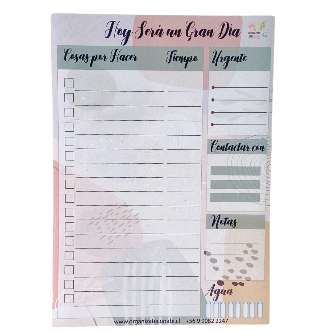 Planificador de día para refrigerador imantada para el refrigerador