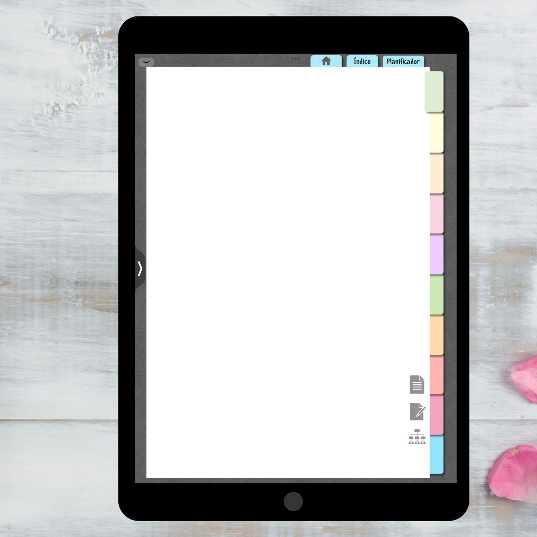 Cuaderno Inteligente Método Cornell Digital color Rosado