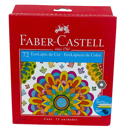 Lápices 72 colores Faber Castell Ecolápices