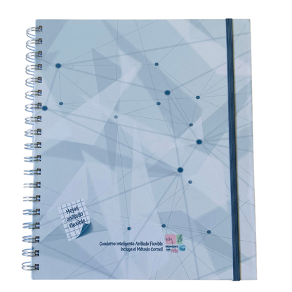 Cuaderno Inteligente Anillado Flexible Plomo Espacial