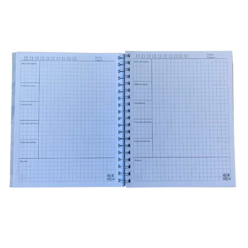 Cuaderno Inteligente Anillado Flexible Plomo Espacial