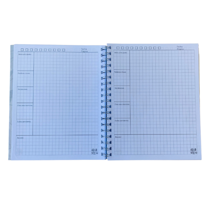 Cuaderno Inteligente Anillado Flexible Plomo Espacial