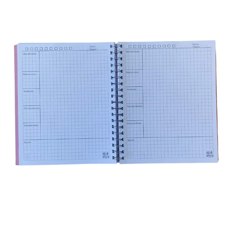 Cuaderno Inteligente Anillado Flexible Estrellas Rosa