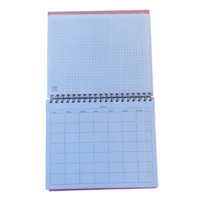 Cuaderno Inteligente Anillado Flexible Estrellas Rosa