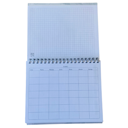 Cuaderno Inteligente Anillado Flexible Plomo Espacial