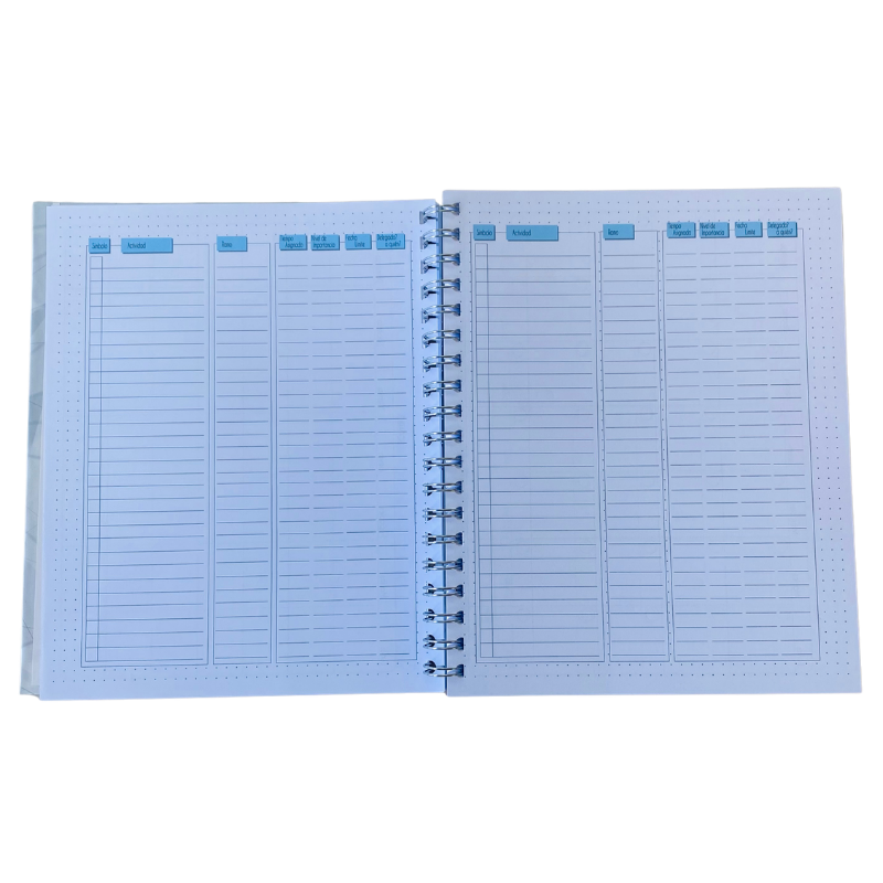 Cuaderno Inteligente Anillado Flexible Plomo Espacial