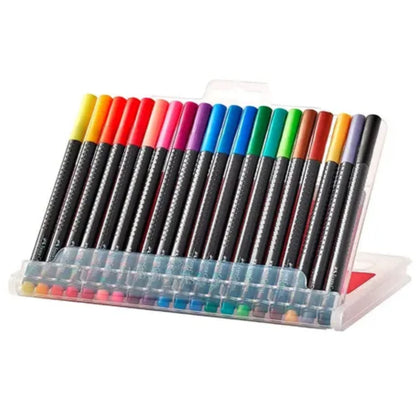 Lápices Tiralíneas Grip Finepen Faber-Castell x20 Colores