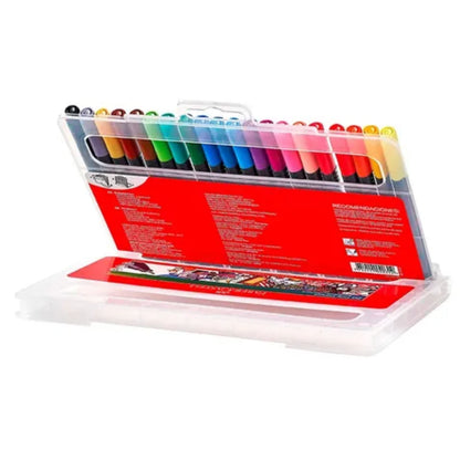 Lápices Tiralíneas Grip Finepen Faber-Castell x20 Colores
