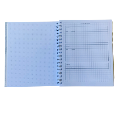 Cuaderno Inteligente Anillado Flexible Plomo Espacial
