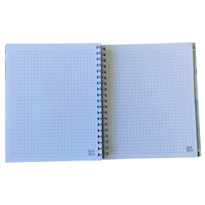 Cuaderno Inteligente Anillado Flexible Acuarela Celeste