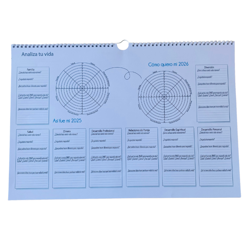 Planificador Mensual Diseño Ejecutivo 2026