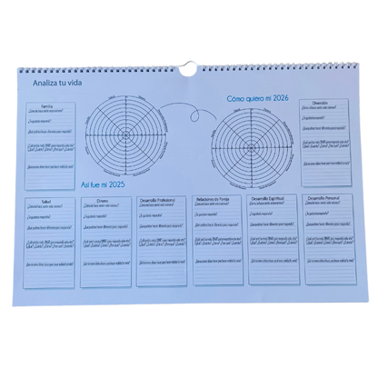 Planificador Mensual Diseño Ejecutivo 2026