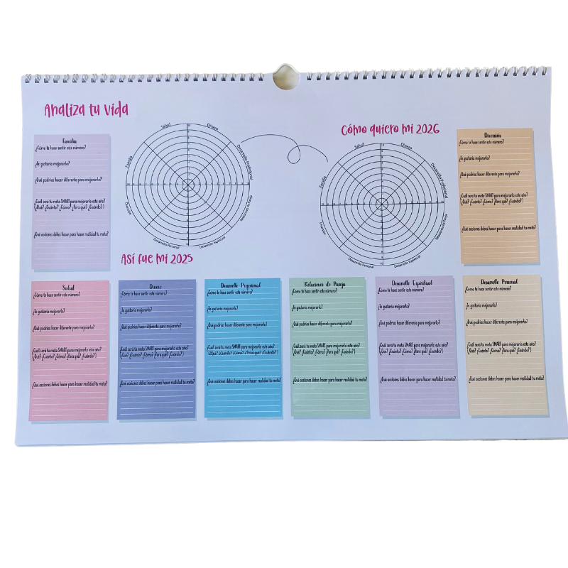 Planificador Mensual Diseño Mandalas 2026