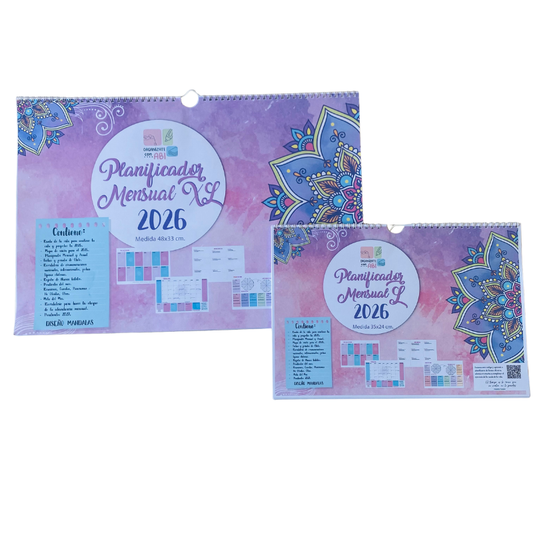 Planificador Mensual Diseño Mandalas 2026