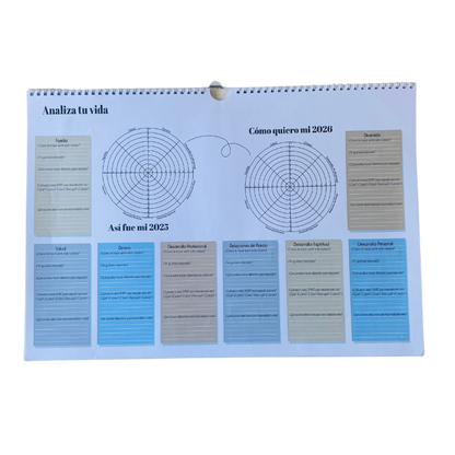 Planificador Mensual Diseño Masculino 2026