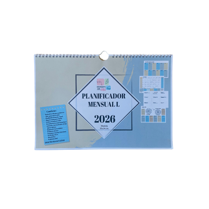 Planificador Mensual Diseño Masculino 2026